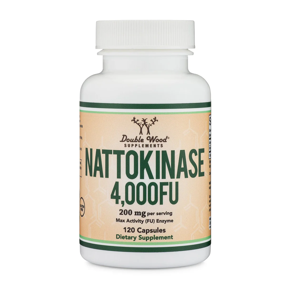 Double Wood Supplements - Nattokinase - 120 x 100 mg capsules