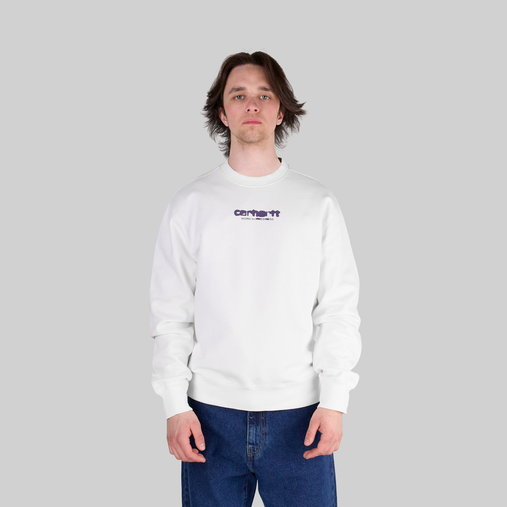 Толстовка мужская Carhartt WIP Ink Bleed Sweatshirt - купить в магазине Dice с бесплатной доставкой по России