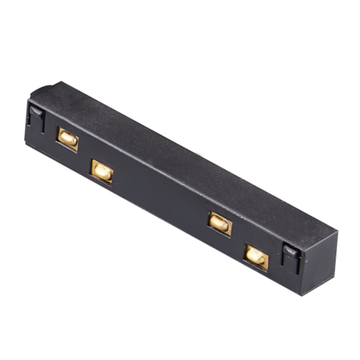 Электрический прямой I-соединитель 48V к трекам 509027(P)/509037P/509227(P)/509237P 509107P черный Uno Pro Lightstar