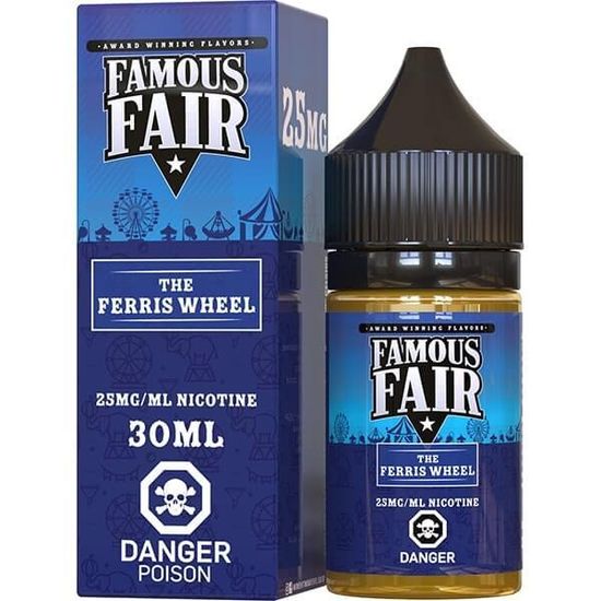Жидкость Famous Fair (30 мл, 20 мг EXTRA SALT) The Ferris Wheel (Blueberry Funnel)