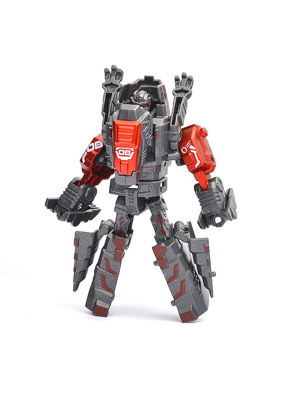 Игрушка Робот Быстрый воин трансформирующийся (HF9989-7-1) цвет серо-красный