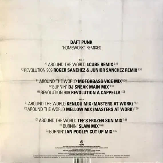 Daft Punk – Homework Remixes 2LP