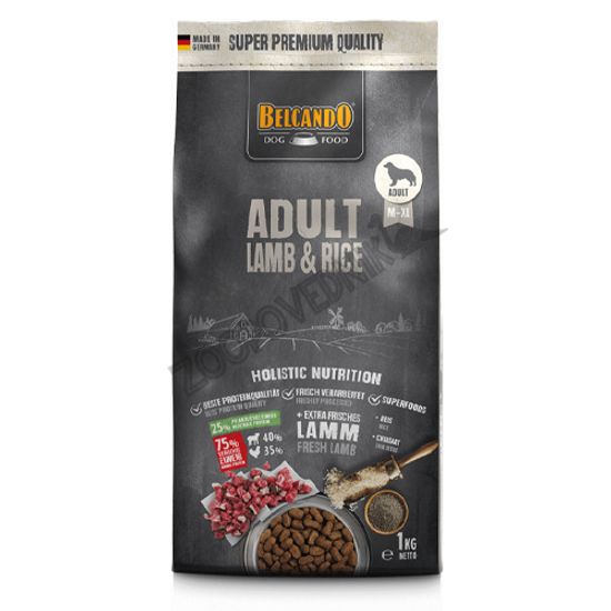 Belcando Adult Корм сухой для собак ягненок и рис