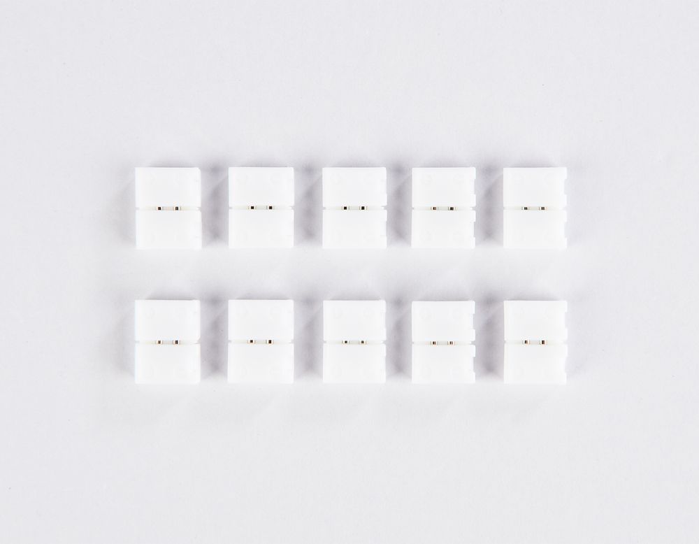 Ambrella Соединитель прямой для светодиодной ленты 2835 12/24V (2 конт.) GS6001 (10шт) LED Strip GS6001