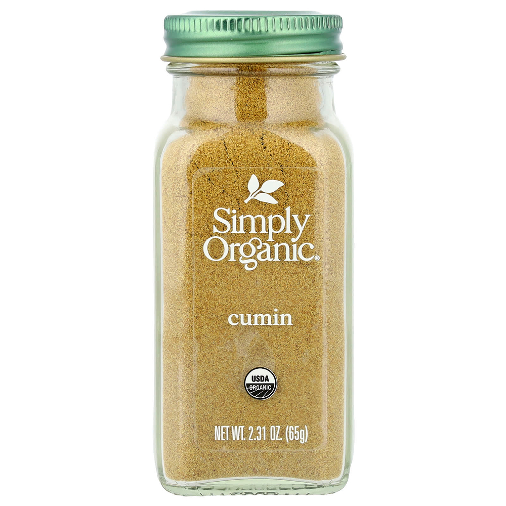 Simply Organic, Тмин, 65 г (2,31 унции)