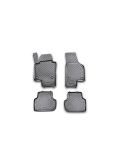 Коврики в салон для VW Jetta (VI, VIp) 2010-2018, 4 шт. (полиуретан) NLC.51.35.210KH
