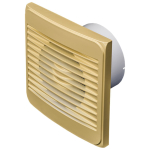 Вентилятор вытяжной настен, Event, d100 мм, 13 Вт, 130 м3/ч, беж, 100С