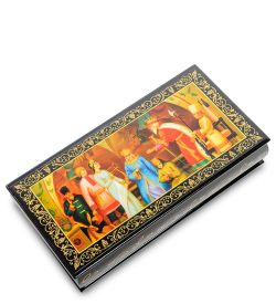 Народные промыслы ШК-11/ 8-P Шкатулка в технике декупаж (11х22х4)