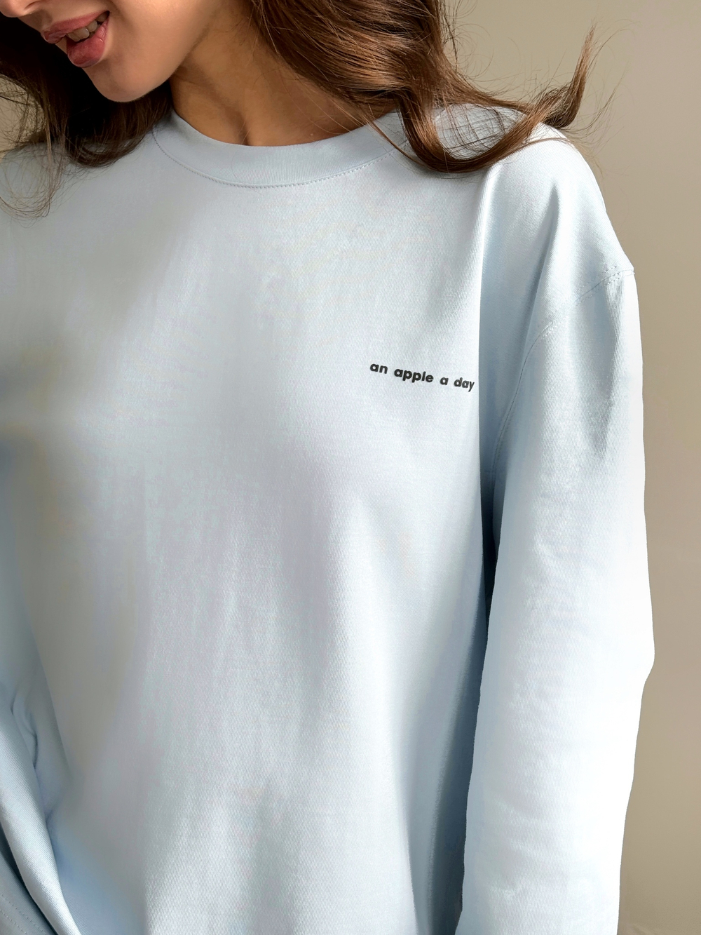 Лонгслив oversize с надписью