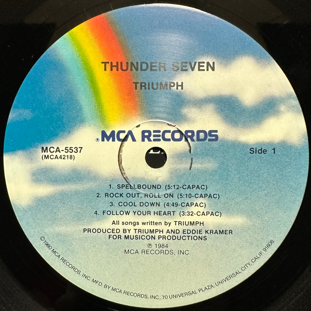 Triumph - Thunder Seven (США 1984г.)