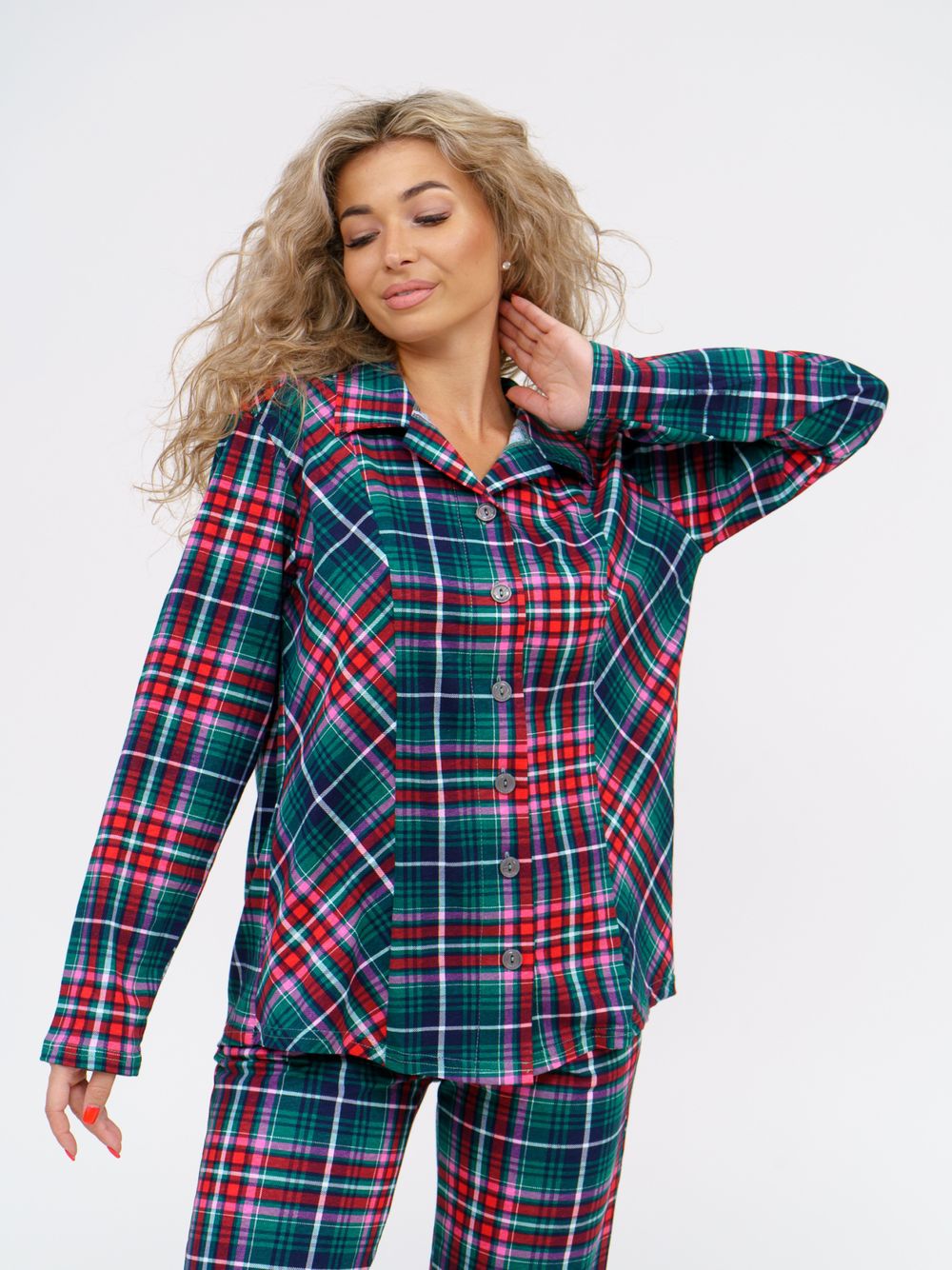 852 Пижама "Зеленая клетка" SveTekst (Акция)