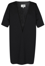 MM6 MAISON MARGIELA ПЛАТЬЕ ЧЕРНОЕ КОМБИНИРОВАННОЕ