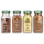Simply Organic, Baking Essentials, набор органических специй, ассорти, 4 специи