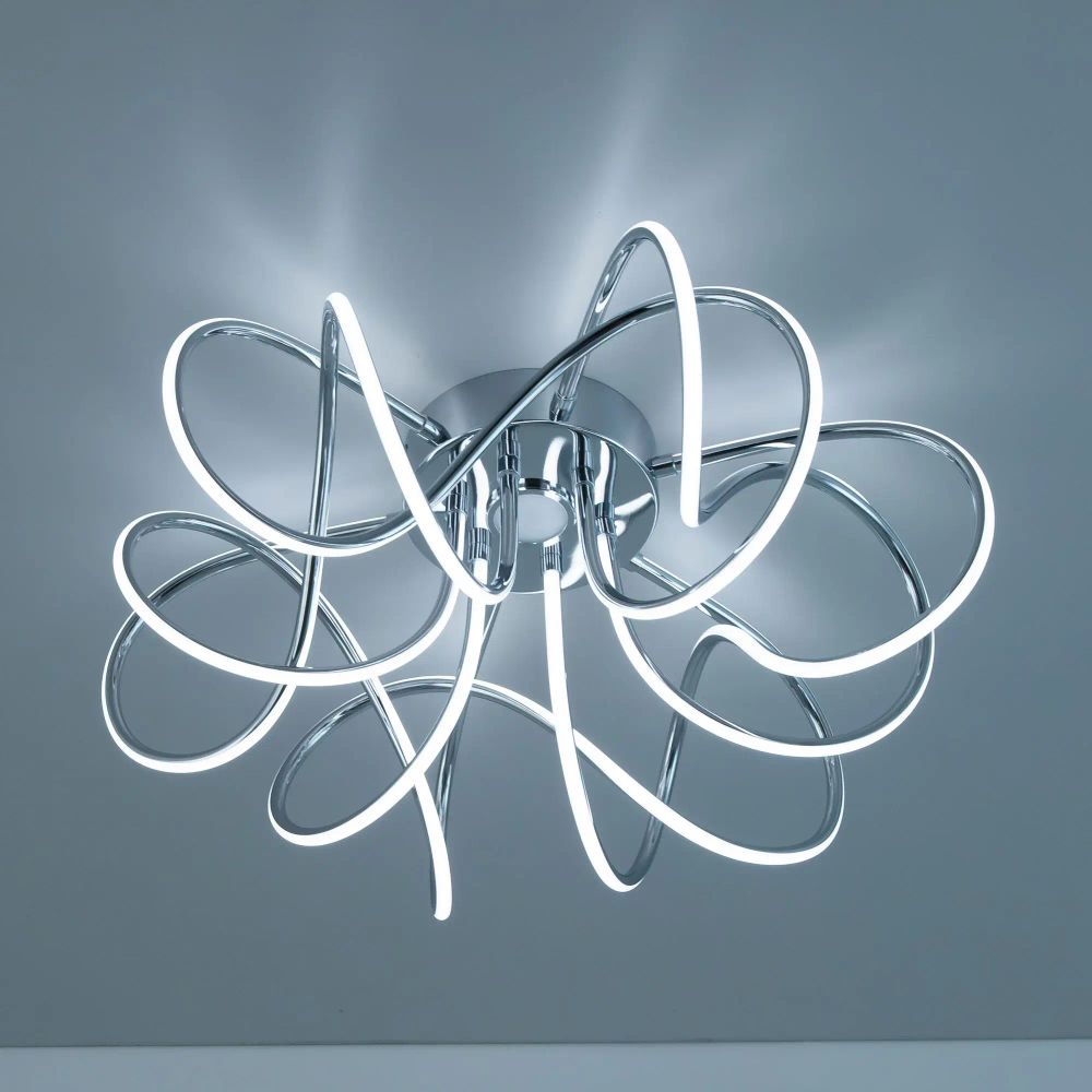 Citilux Мишель CL229161 RGB Люстра светодиодная с пультом Хром