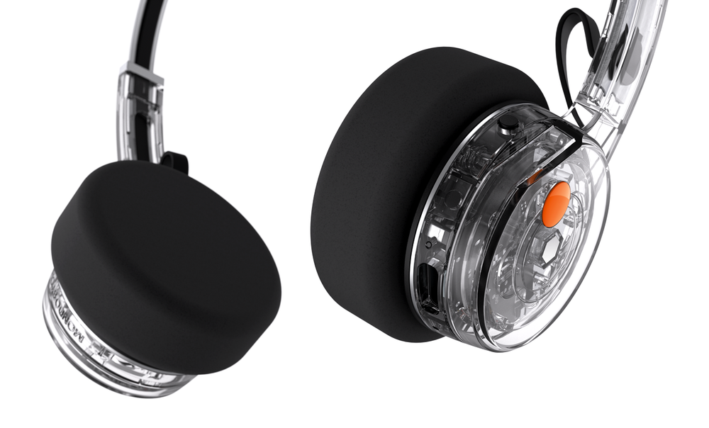 Накладные Bluetooth наушники Mondo by Defunc On-Ear прозрачный