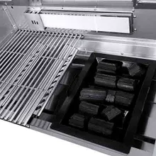 Встраиваемый газовый гриль Brennex BG025, 5 горелок, вертел