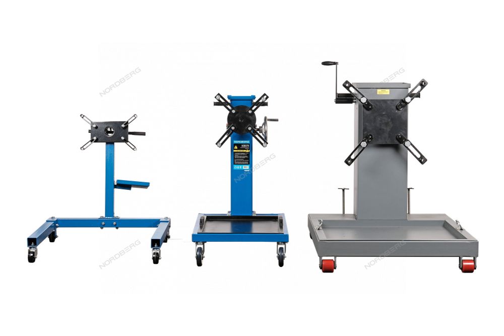 NORDBERG (N30160R) Стенд-кантователь для ремонта двигателей и агрегатов, 3 в 1, грузовой с универсальным кронштейном