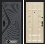 Входная дверь Лабиринт LEOLAB - 12 Беленый дуб