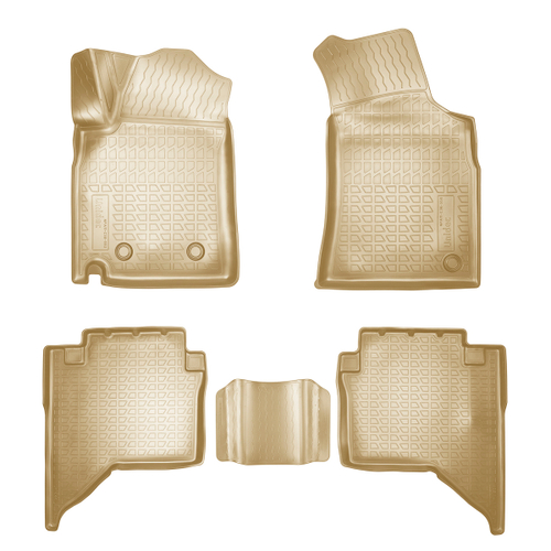 Ковры в салон Norplast/Unidec для JAC T6 (2015-)Полиуретан,Бежевый, арт.NPA11-C38-550-B