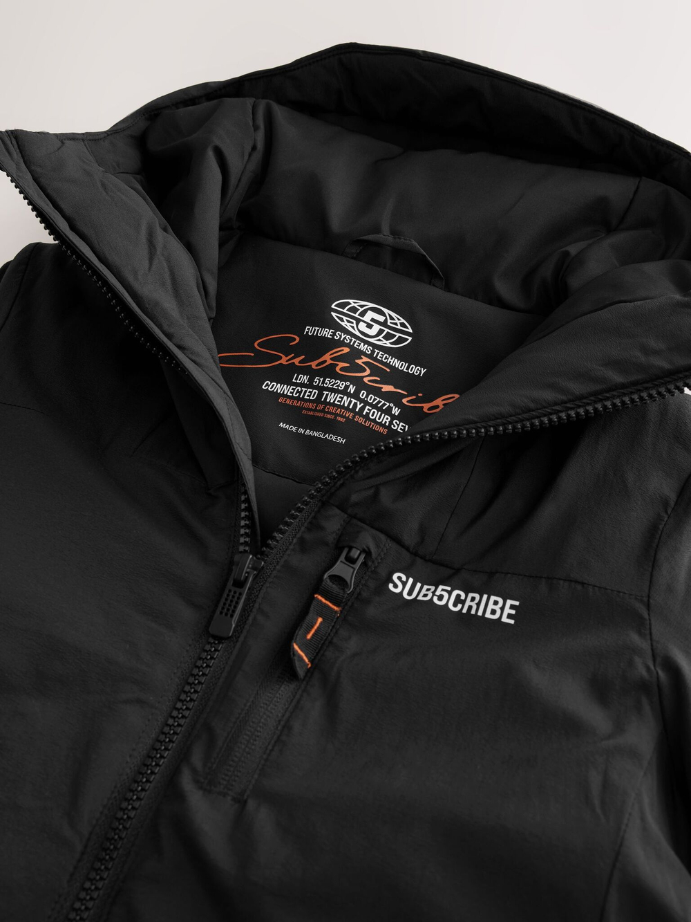 Куртка утепленная с капюшоном для мальчика Next Q61-571, Темно-серый