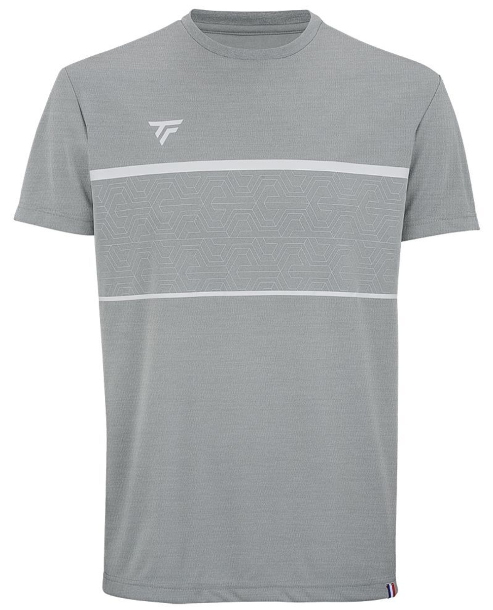 Футболка для мальчика теннисная Tecnifibre Team Tech Tee - серый