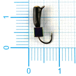 Мормышка Владимирская 246 "Гвоздик с зеркальцем золото" с кубиком, 2.5мм, 0.65гр (15шт/уп)