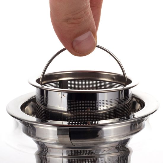 Стеклянный заварочный чайник 800 мл. Kamille KM-0784S со съемным ситечком