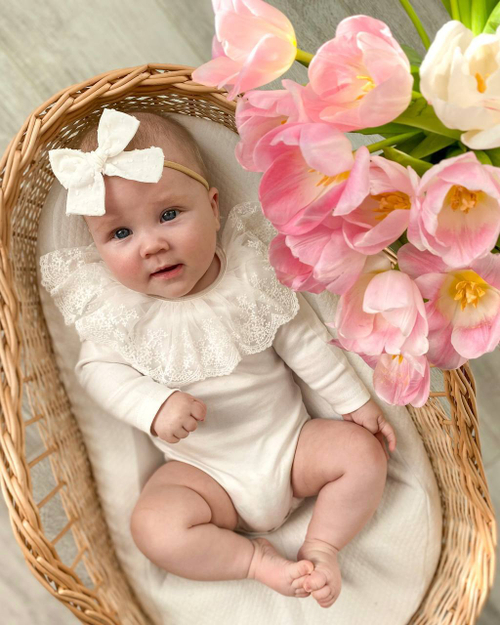 Боди c воротником, Молоко