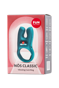 Эрекционное виброкольцо Fun Factory Nōs Classic, силикон, зелёный
