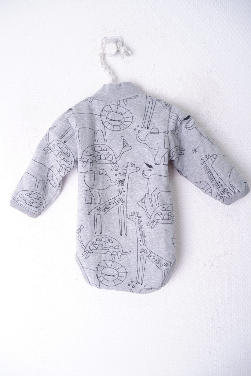 Боди на флисе на 1-3 месяца