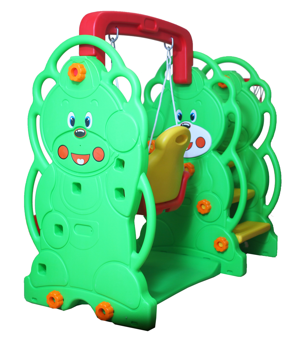 Детский комплекс Капризун Медвежонок с волнистой горкой