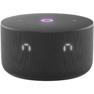 Яндекс Станция Мини 3 (с часами) черный [YNDX-00027BLK]