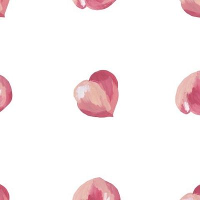 Бесшовный паттерн с акриловыми персиками