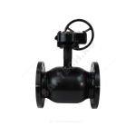 Кран шаровой сталь 09Г2С Ballomax КШТ 61.103 Ду 150 Ру16 фл L=350мм с редуктором BROEN КШТ 61.103.150.Р.16