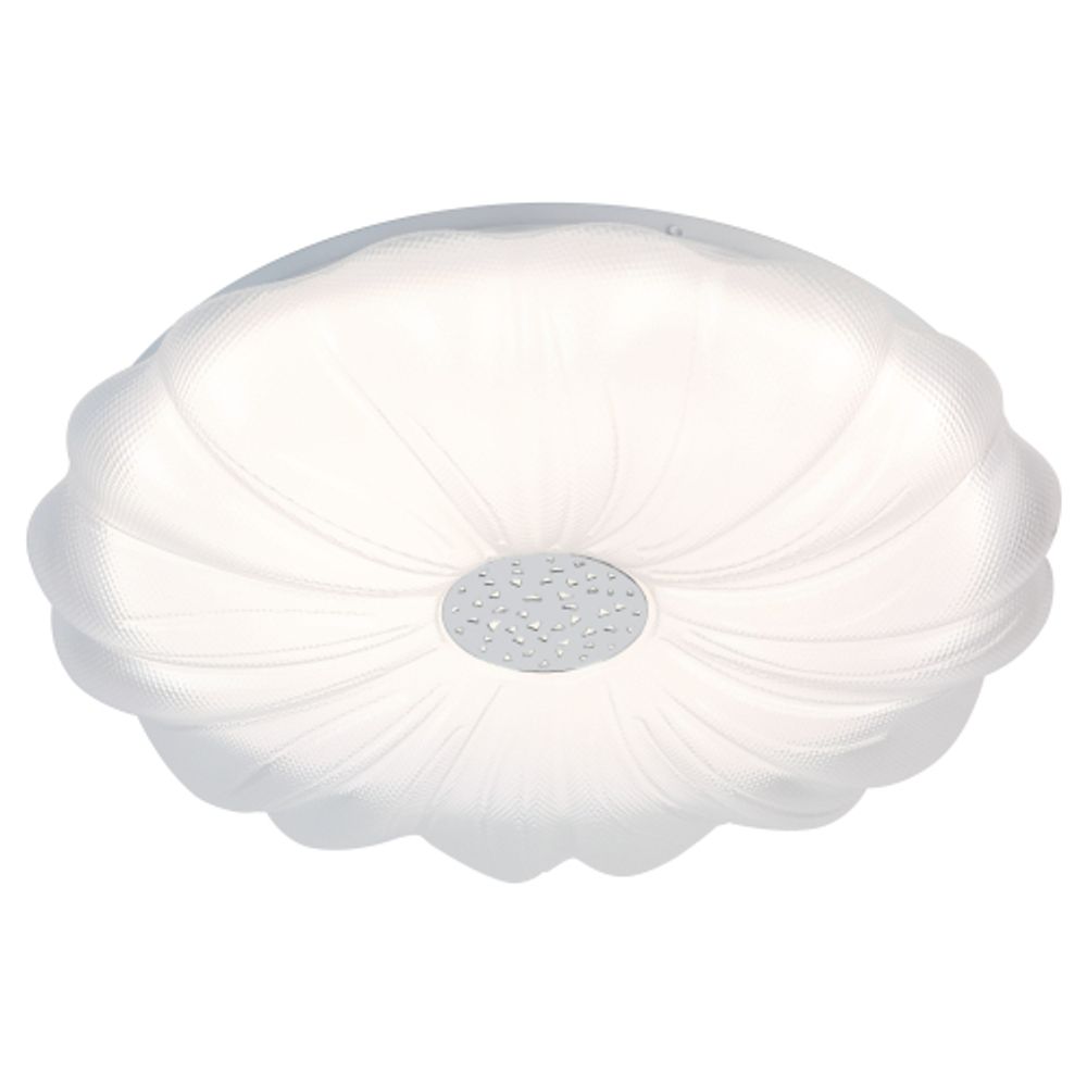 Светильник потолочный светодиодный ЭРА Классик без ДУ SPB-6 Muze 48W-5K WH+CH 5000К белый/шампань | Светильники SPB-6 без ДУ