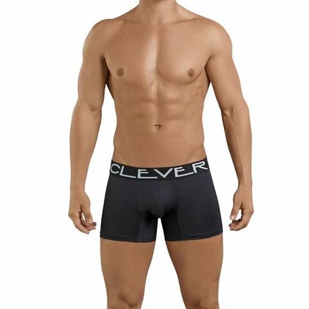 Мужские трусы боксеры черные Clever Moda Sophisticated Boxer 238711