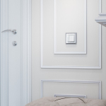 Рамка на 1 пост Palacio Gracia (хром/белый)