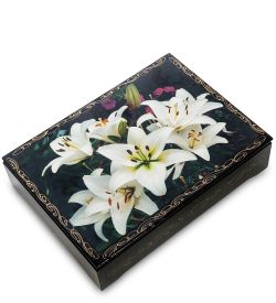 Народные промыслы ШК-13/33-B Шкатулка в технике декупаж (прям. 32х23х6,5)