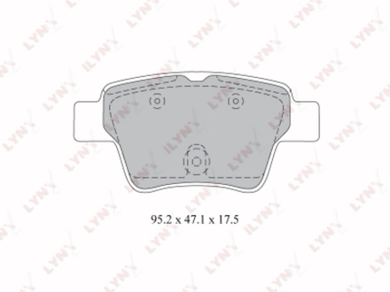 Тормозные колодки LYNX BD-2211