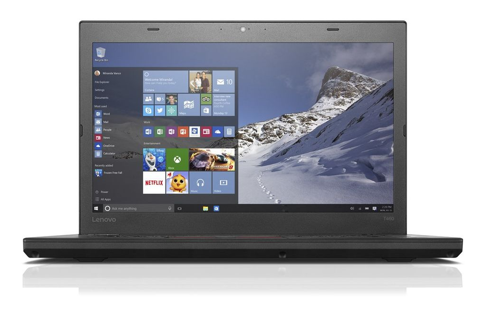 14" Уценённый ноутбук Lenovo Thinkpad T460 (1366x768, Intel Core i5-6300U, RAM 8ГБ, SSD 512ГБ, Intel HD Graphics 520, Win 10 Pro)