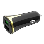 Автомобильный адаптер питания HOCO Z31 2USB 3.4A QC 3.0 (черный)