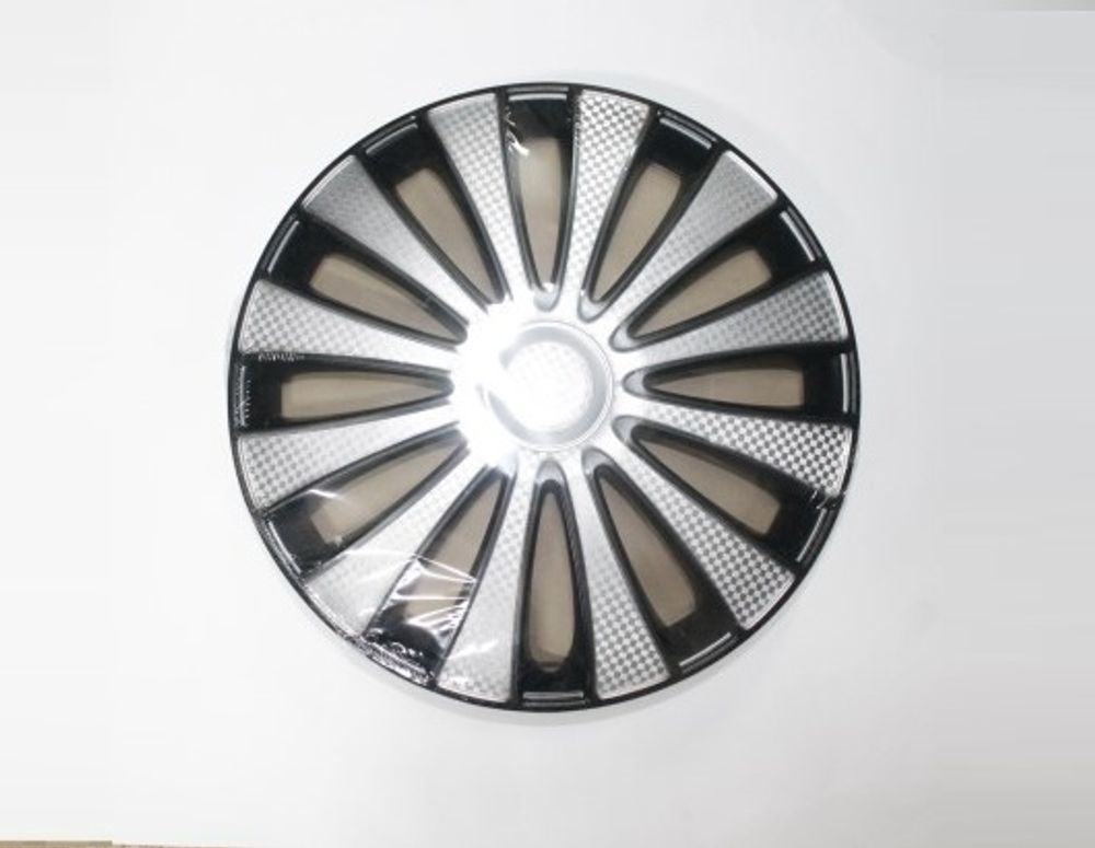Колпак колеса R14 GMK Super Silver (в мешке 4 упак) (STAR)
