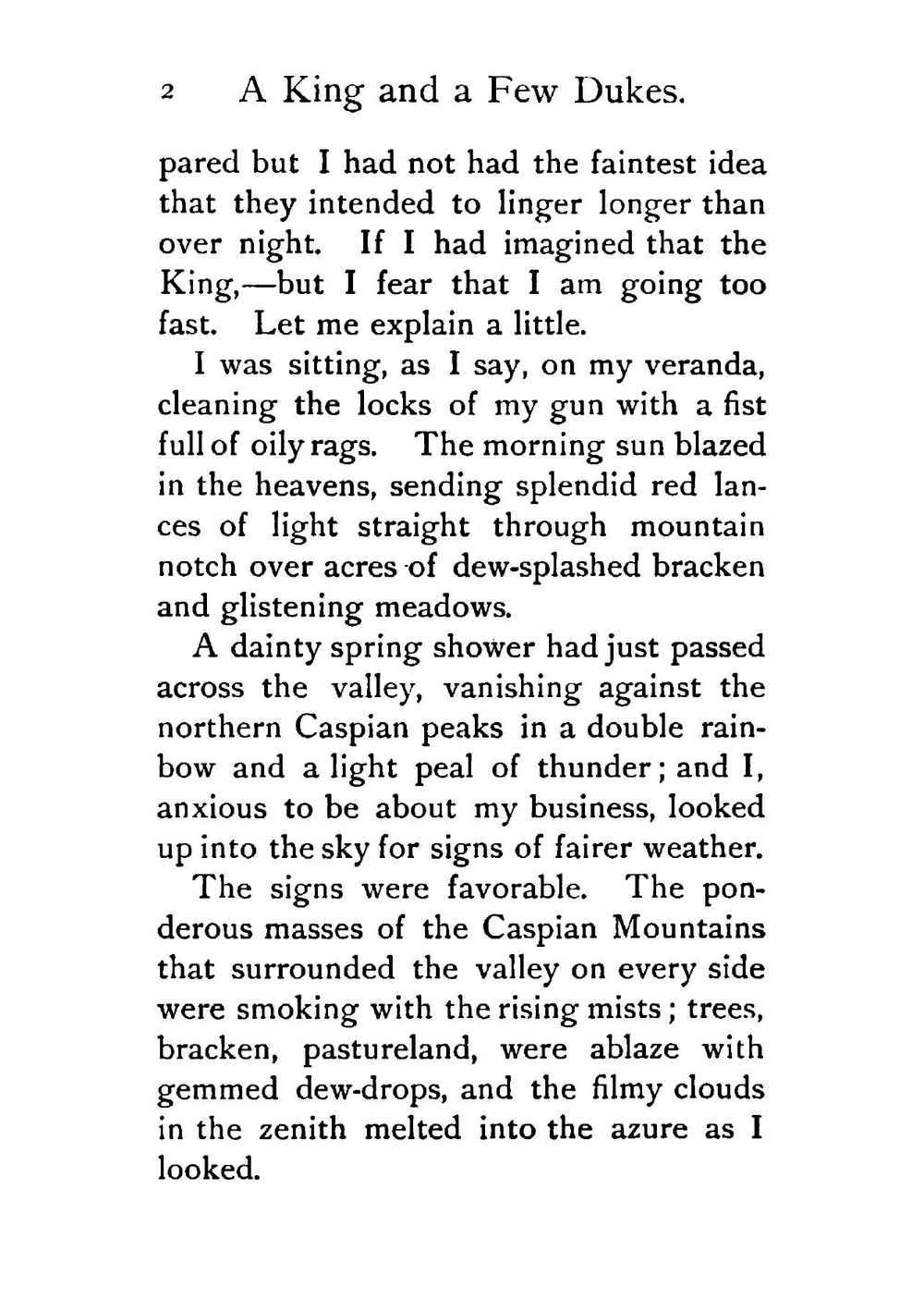 A King and a few dukes, a Romance | Robert W. 1865-1933 Chambers