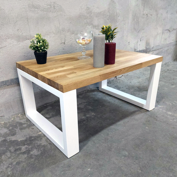 Журнальный столик в скандинавском стиле из массива дуба