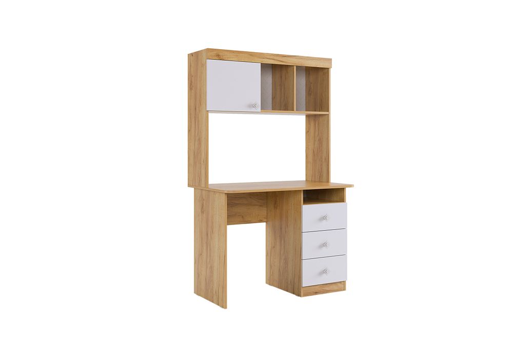 Детский гарнитур К2 «Форсаж» (дуб крафт золотой/белый), ЛДСП, Мебельсон, г. Ижевск