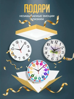 Настенные часы бесшумные