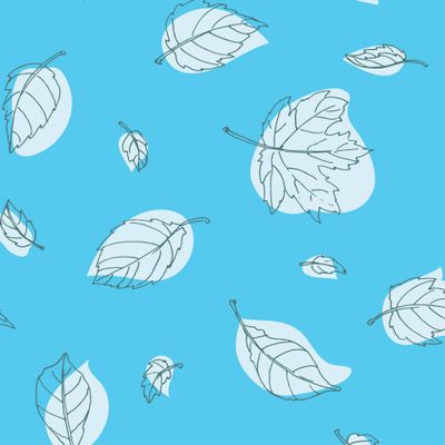 листопад на голубом