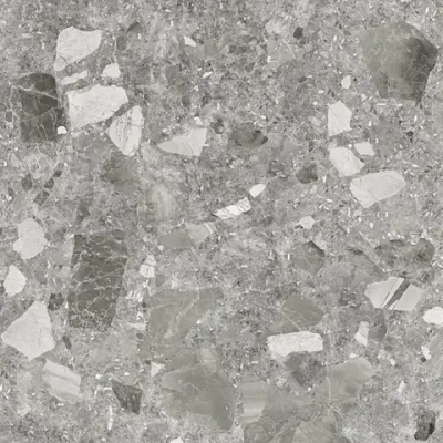 Керамогранит Alma Ceramica GFU04STE70R Steel rock 60x60 серый сахарный под терраццо