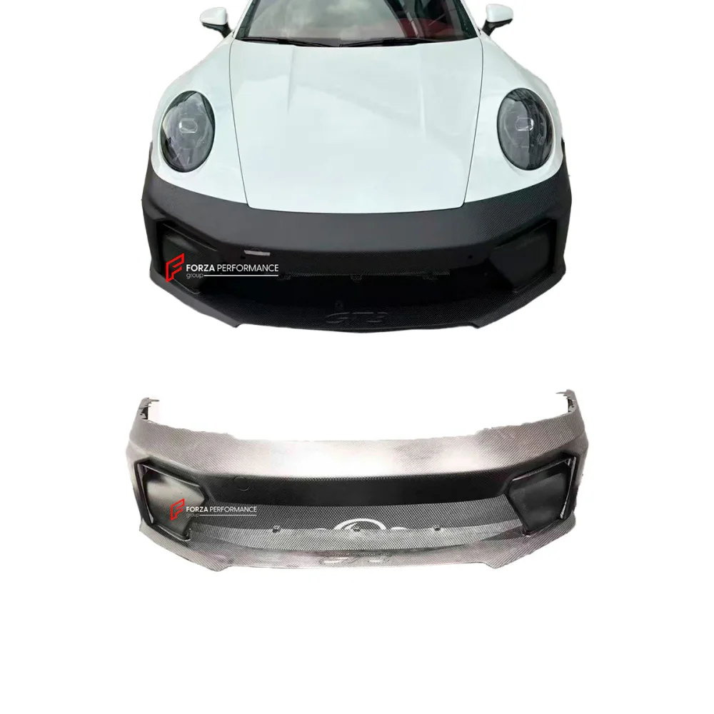 Карбоновый передний бампе в стиле до GT3 для PORSCHE 911 992.2 CARRERA 2025+ Порше