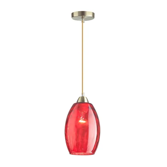 Подвес 1-ка 4488/1 Lumion античная бронза, красный E27 60W SAPPHIRE SALE